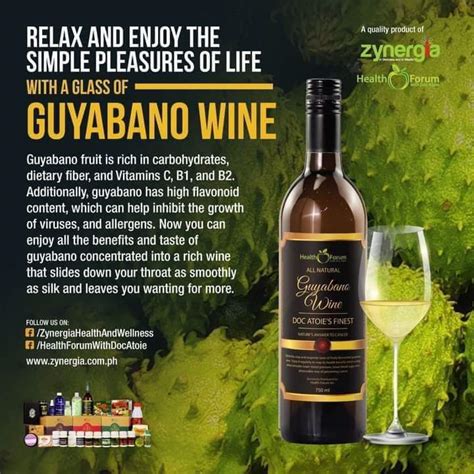 is zynergia legit|Doc Atoie’s Guyabano wine isn’t treatment for .